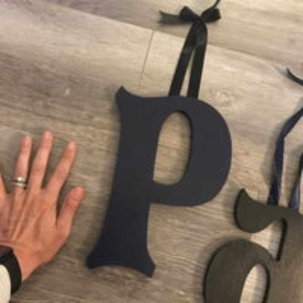 Customized & Personalized Nursery Wall Hanging Wood Letters